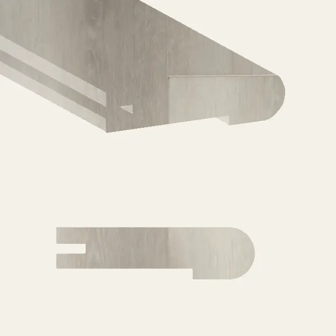 Taiga Vinyl Curate Chelsea Flush Mount Stair Nose 94-1/2"