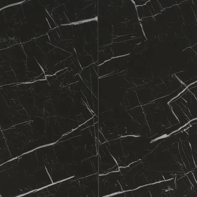Taiga Vinyl Tiles Curate Nero Marquina Click Lock 12" x 24"