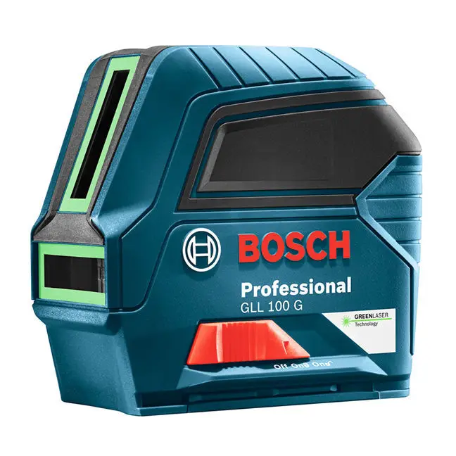 Bosch GLL100 Green-Beam Self-Leveling Cross-Line