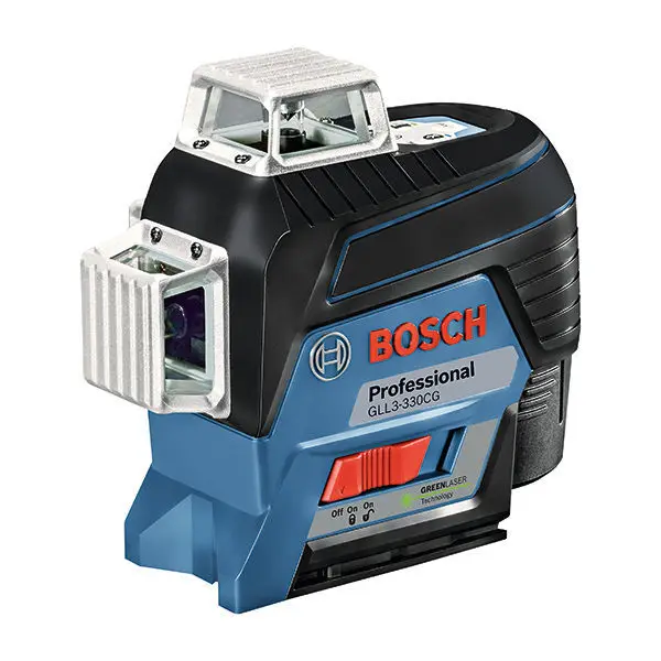 Bosch GLL3-330CG 360 Connected Green-Beam Three-Plane Leveling and Alignment-Line Laser