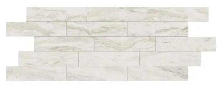 Centura Floor Tiles Gemstone Polished White 3" x 12"