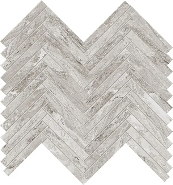 Centura Floor Tiles Gemstone Silver Glossy 12" x 13"