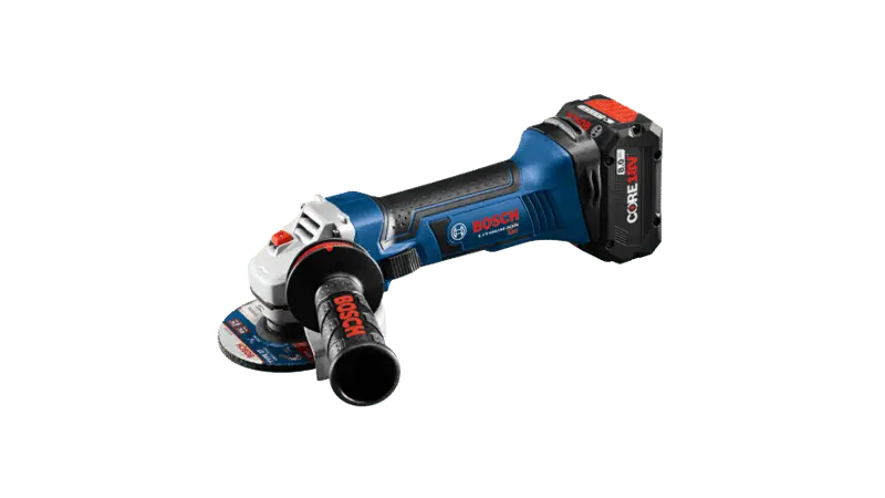 Bosch - Angle Grinder Kit with Compact Battery Core 18V 4.0Ah 4-1/2"