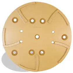 Pearl Abrasive - floor buffing machine accessory Hexpin® Surface Grinding Plate 10" x 3/4"