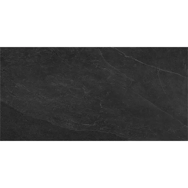 Mono Serra Floor Tiles Evolution Nero Lappato 12" x 24"