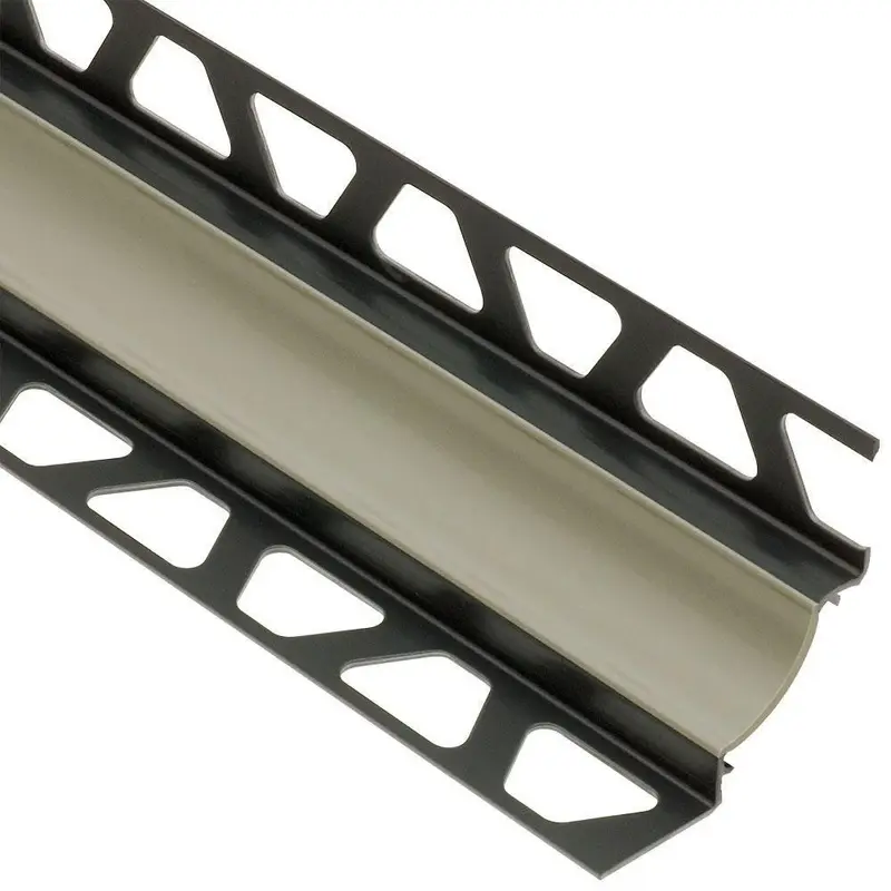 Schluter DILEX-HKW Cove-Shaped Profile with 11/16" Radius PVC Plastic Grey 9/32" (7 mm) x 9/32" x 8' 2-1/2"