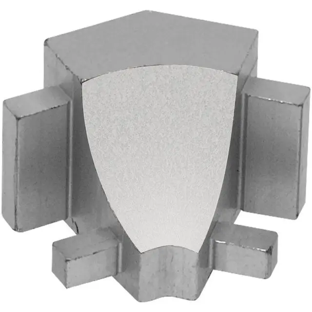 Schluter DILEX-AHK Inside Corner 135° with 3/8" Radius Aluminum Matte White
