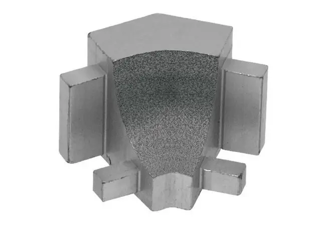 Schluter DILEX-AHK Inside Corner 135° with 3/8" Radius Aluminum Pewter