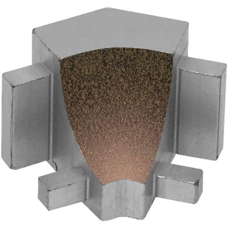 Schluter - DILEX-AHK Inside Corner 135° with 3/8" (10 mm) Radius - Aluminum Bronze
