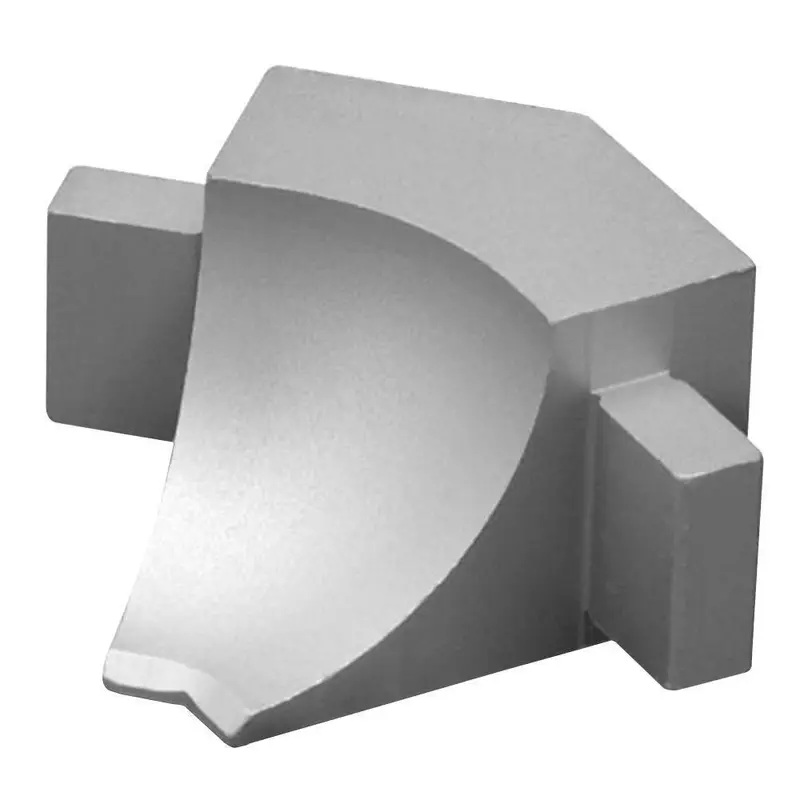 Schluter - DILEX-AHKA Inside Corner 135° with 3/8" (10 mm) Radius - Aluminum Anodized Matte
