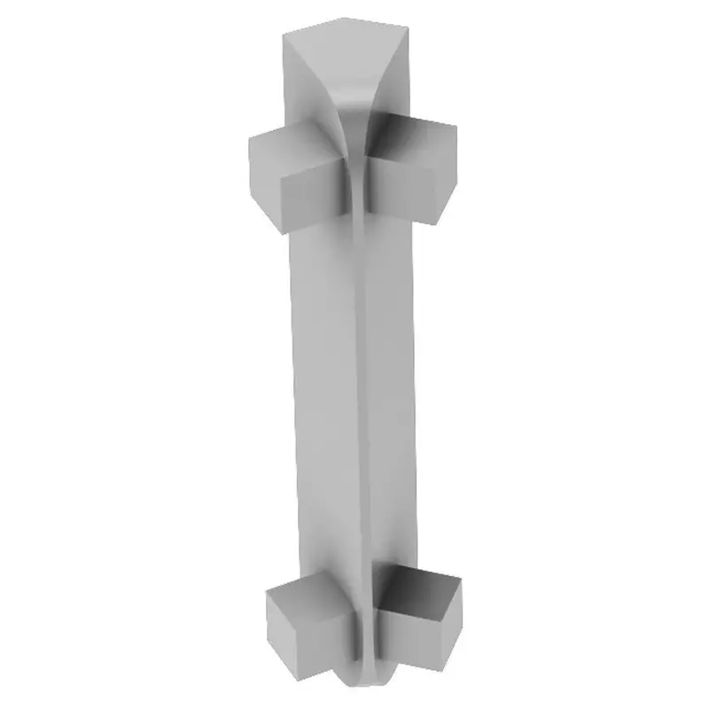 Schluter - RONDEC-CT Inside Corner 135° - Aluminum Anodized Matte 3/8" (10 mm)