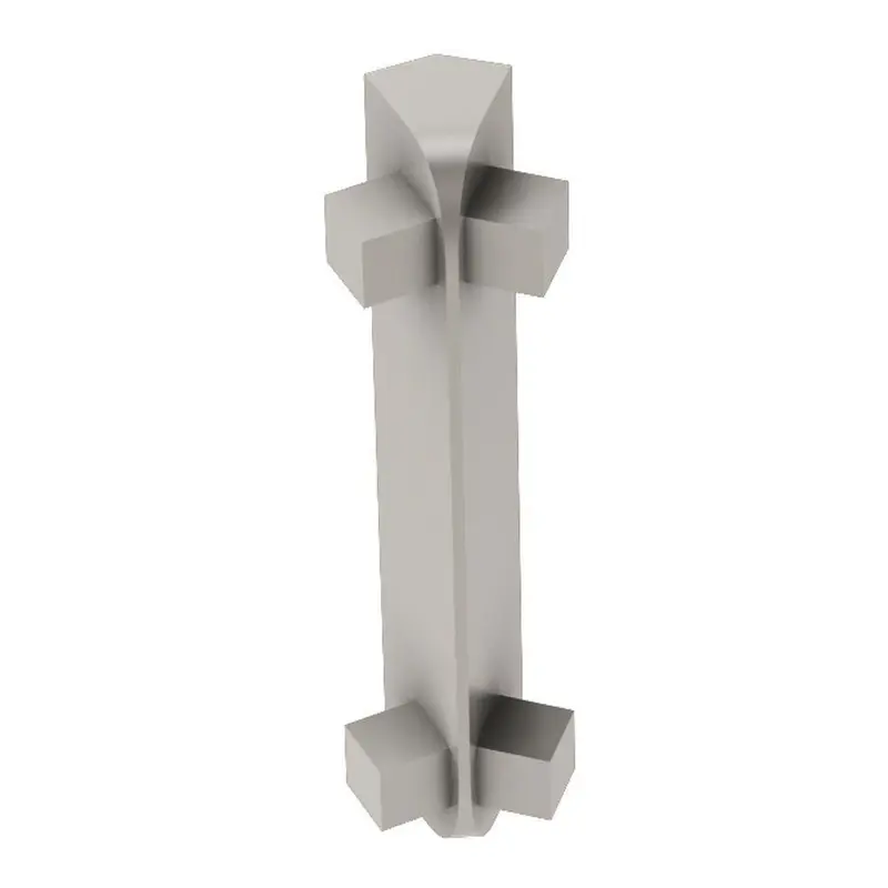Schluter - RONDEC-CT Inside Corner 135° - Aluminum Anodized Matte Nickel 3/8" (10 mm)