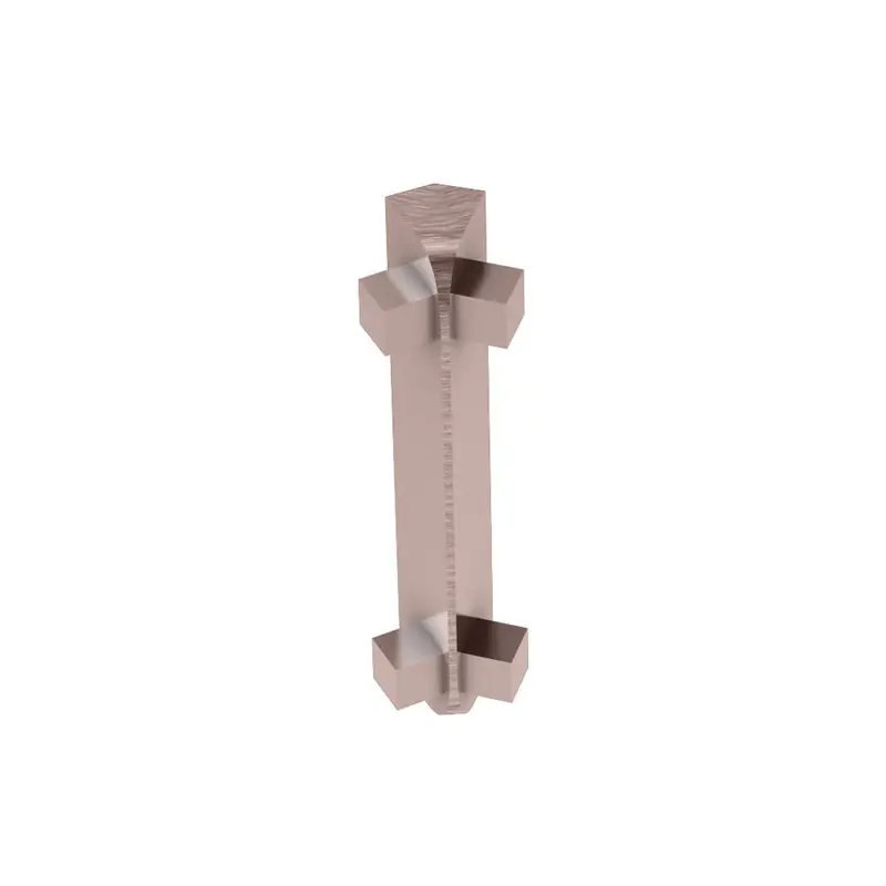 Schluter RONDEC-CT Inside Corner 135° Anodized Aluminum Brushed Copper 1/2" (12.5 mm)