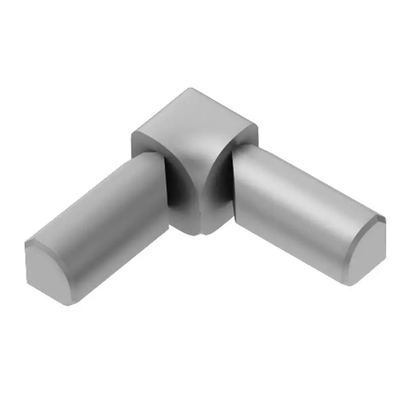Schluter - RONDEC 2-Leg Inside Corner 90° - Aluminum Anodized Matte 3/8" (10 mm)
