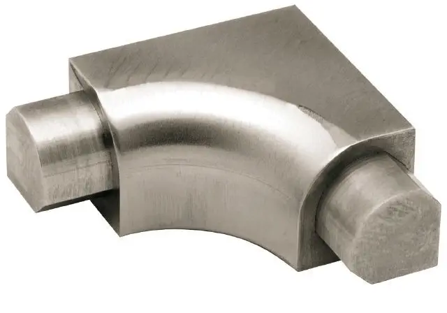 Schluter - RONDEC Sink Corner with Radius of 3/8" (10 mm) - Stainless Steel (V2) 3/8"