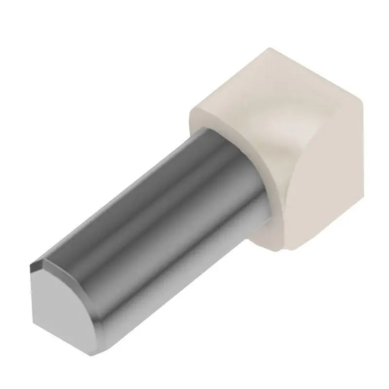 Schluter RONDEC Inside Corner 90° Aluminum Sand Pebble 1/4" (6 mm)