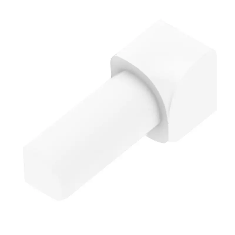 Schluter - RONDEC Inside Corner 90° - Aluminum Bright White 1/4" (6 mm)