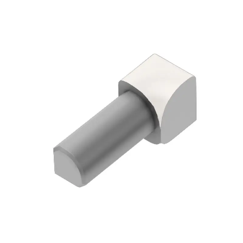Schluter - RONDEC Inside Corner 90° - Aluminum White 1/4" (6 mm)