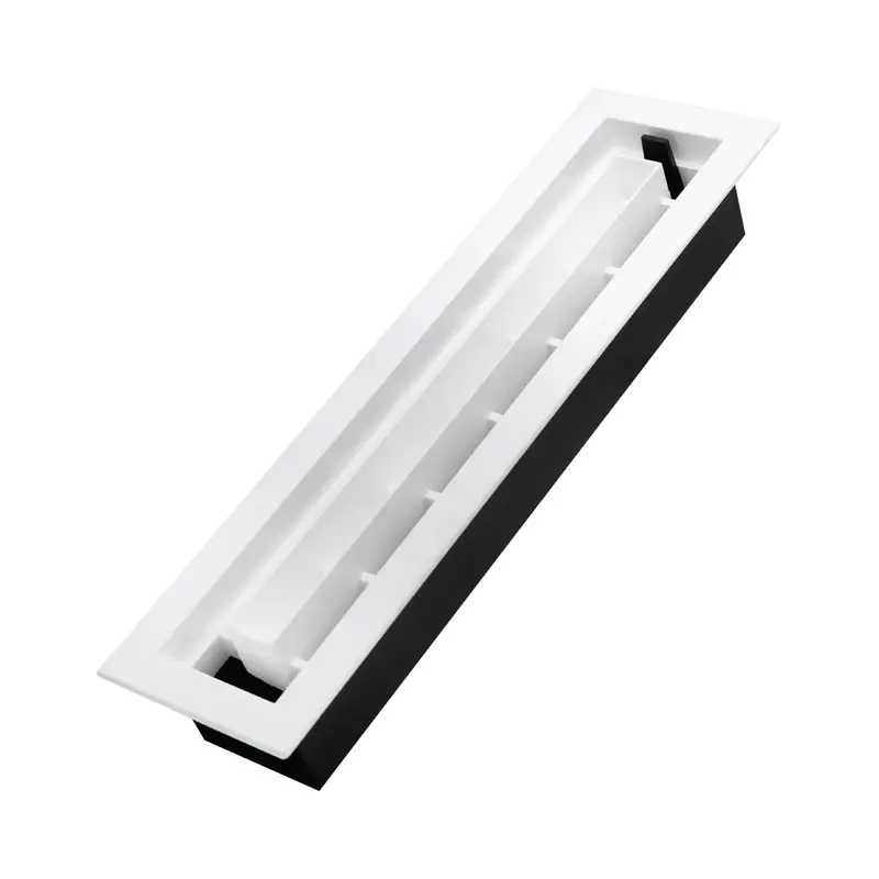 Drop-In Floor Register 2"x12" White