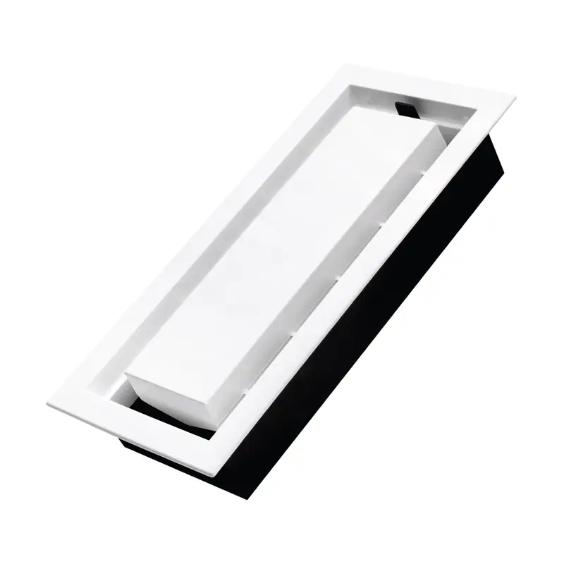 Inte-Grates - Drywall and Ceiling Vent Drop-In Series Textured White 4" x 10"