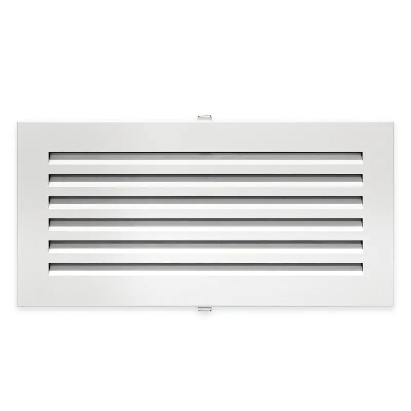 Air Return Wall Vent EZClip 6x14 White