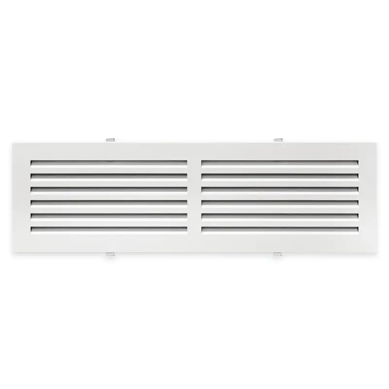 Air Return Wall Vent EZClip 6x24 White