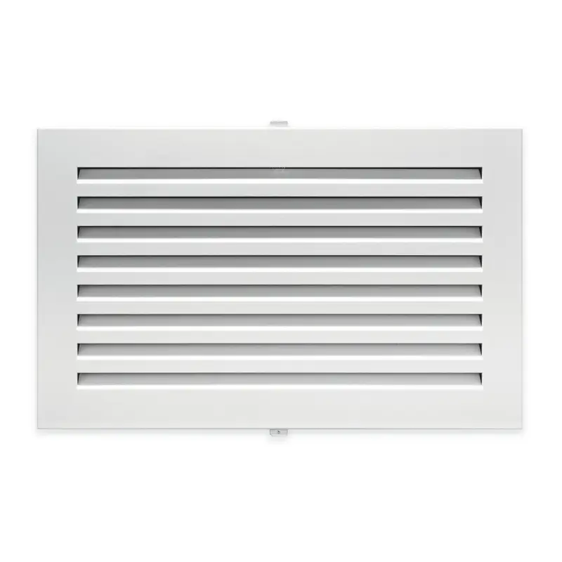 Air Return Wall Vent EZClip 8x12 White