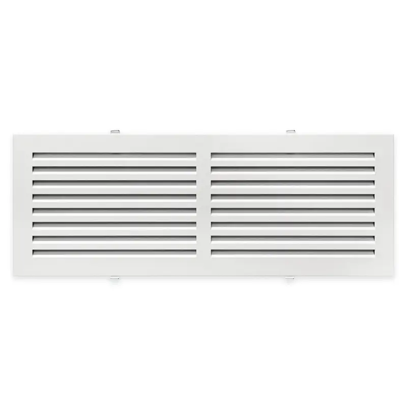 Air Return Wall Vent EZClip 8x24 White