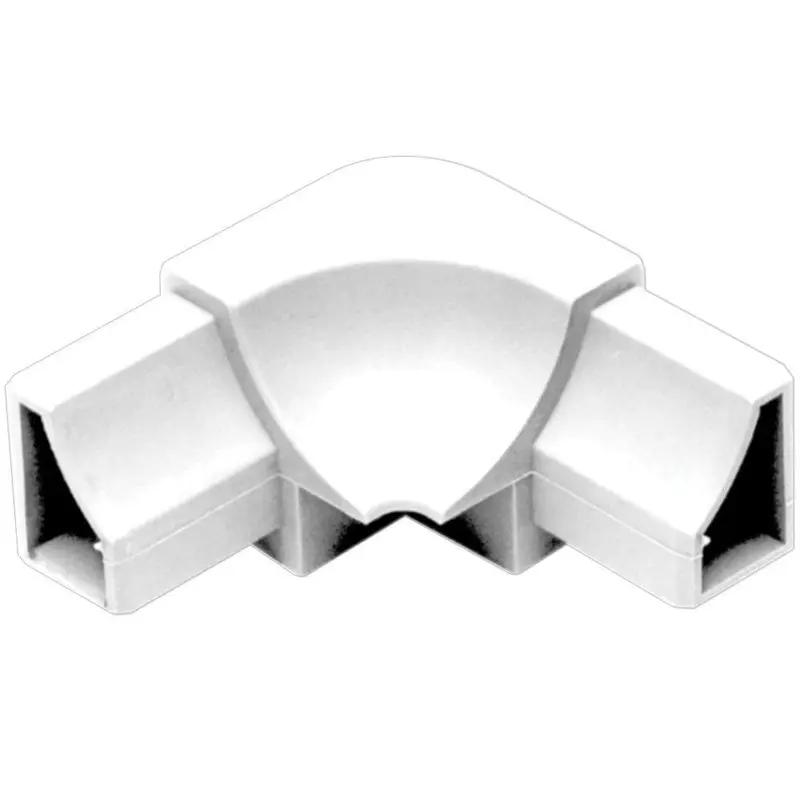 Schluter - DILEX-HK Outside Corner 90° 2-Way with 11/16" (18 mm) Radius - PVC Plastic Bright White