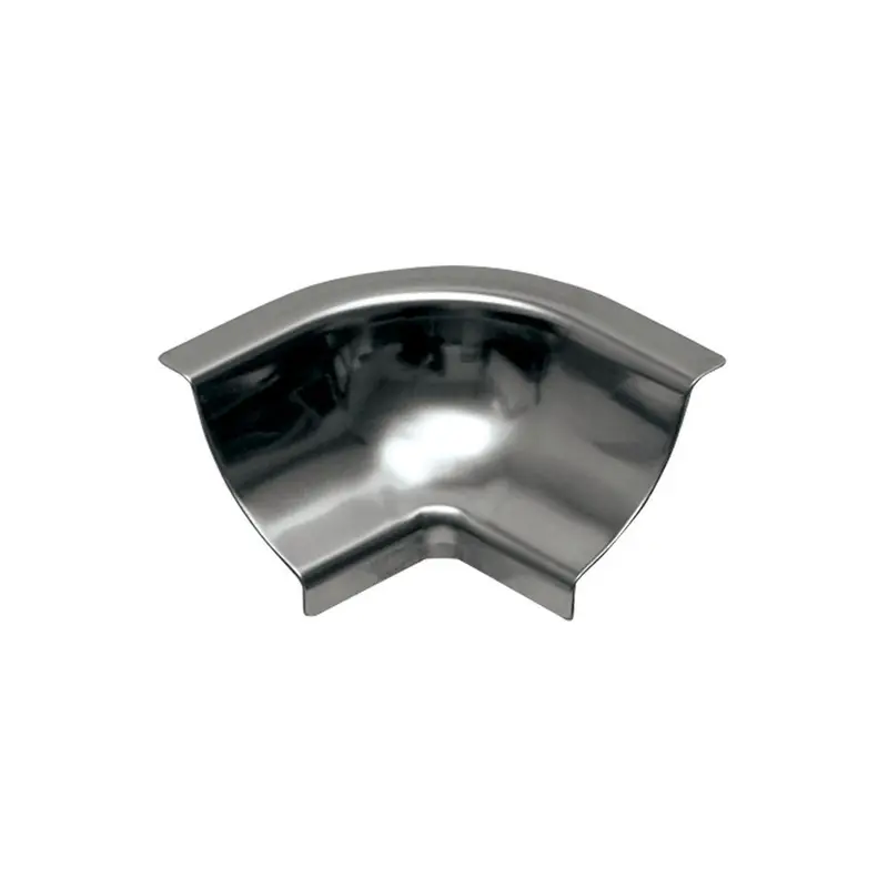 Schluter - DILEX-HKU Inside Corner 90° 3-Way with 1-7/16" (36 mm) Radius - Stainless Steel (V2)