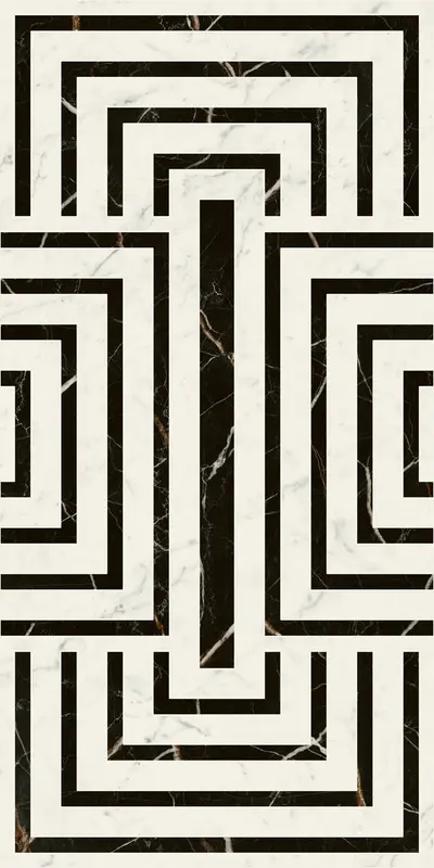 Italbec Wall Tiles Intarsi Vinci 3D Satin 24" x 48"