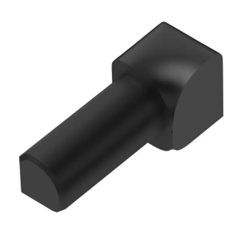 Schluter - RONDEC Inside Corner 90° - PVC Plastic Black 3/8" (10 mm)