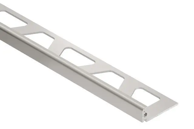 Schluter - JOLLY Wall Tile Edge Trim Anodized Aluminum Satin 7/16" (11 mm) x 8' 2-1/2"