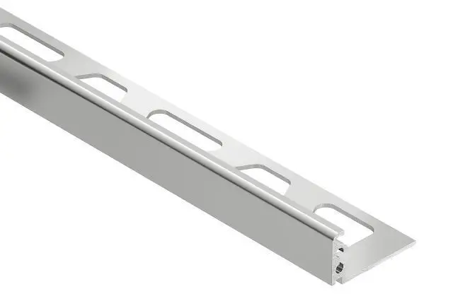 Schluter - JOLLY Wall Tile Edging Trim Aluminum Chrome Polished 1/2" (12.5 mm) x 8' 2-1/2"