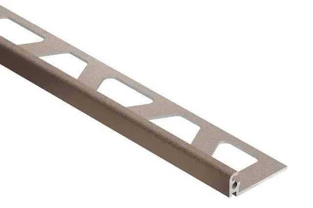 Schluter - JOLLY Wall Tile Edge Trim Aluminum 5/16" (8 mm) x 8' 2-1/2"