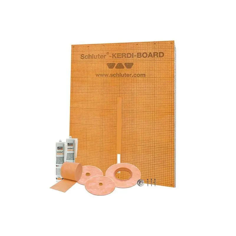 Schluter - KERDI-BOARD-KIT Complete Bathtub and Shower Base Surround Kit