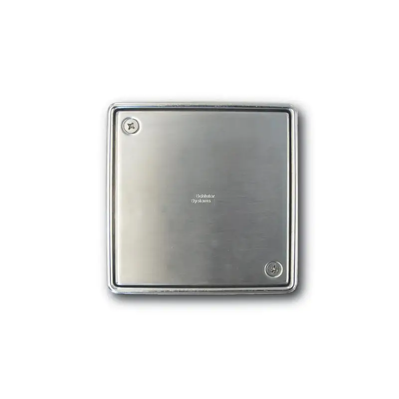 Schluter - KERDI-DRAIN Square Clean Out Cover - Stainless Steel (V2) 6"