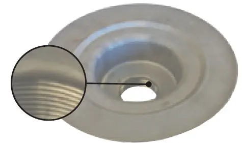 Schluter - Flange KERDI-DRAIN with Threaded Outlet 2" - Stainless Steel (V2)