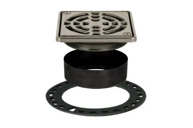 Schluter - KERDI-DRAIN Square Grate Kit Classic - Stainless Steel (V2) 4" (Pack of 10)