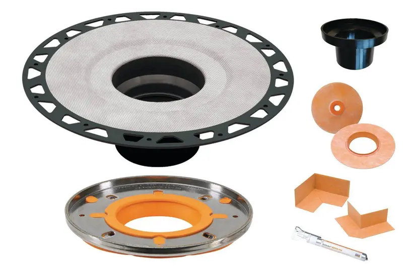 Schluter - KERDI-LINE-A Drain Adaptor Kit ABS Plastic 5-1/2"