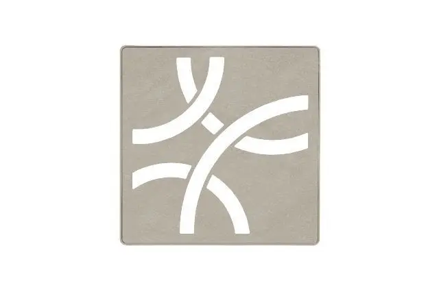 Schluter - KERDI-DRAIN Square Grate Kit Curve - Stainless Steel (V2) Greige 4"