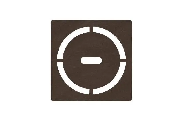 Schluter - KERDI-DRAIN Square Grate Kit Pure - Stainless Steel (V2) Bronze 4"