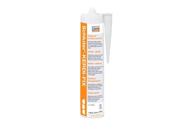 Schluter - KERDI-FIX Sealing and Bonding Compound - Bright White 290 ml