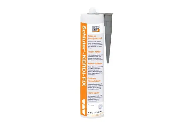 Schluter - KERDI-FIX Sealing and Bonding Compound - Grey 290 ml