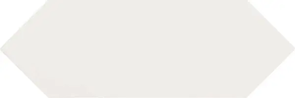 Centura Floor Tiles Kite White Matte 4" x 12"