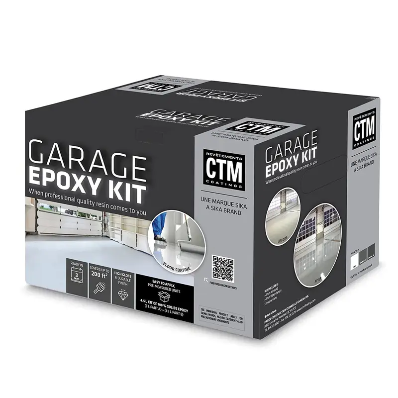 CTM Garage Epoxy Part A+B Kit Clear 4.5 L