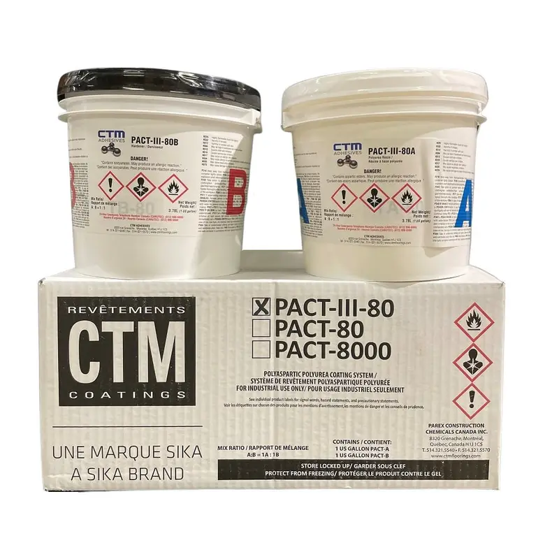 CTM Polyurea Coating PACT-III-80 Part A+B - 2 gal