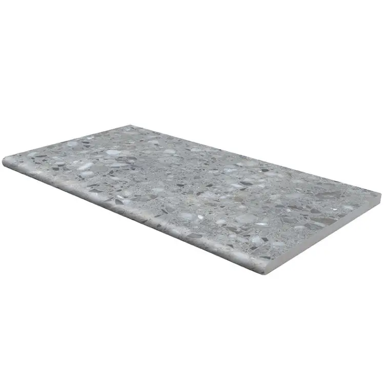 MSI Surfaces Floor Tiles Coping Arterra Terrazo Gris Matte 13" x 24"