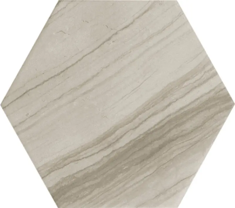 Centura Floor Tiles Lithos Hexagon Beige Matte 4-1/2" x 4"