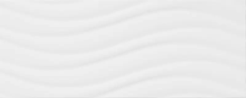 Centura Wall Tiles Design Positive Blanc 3D Onde Matte 8" x 20"